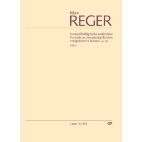 53 leicht ausführbare Vorspiele op. 67, Heft 3 : zu den gebräuchlichsten evangelischen Chorälen