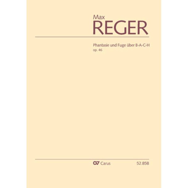 Phantasie und Fuge &uuml;ber B-A-C-H