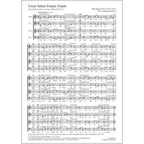 And to our blessed lady : aus: Acht geistliche Gesänge - Op. 138,4