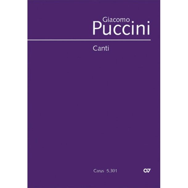 Puccini: Canti per voce e pianoforte