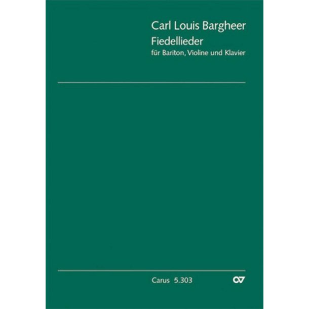 Bargheer: Fiedellieder