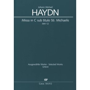 Missa In C Sub Titulo Sti. Michaelis Mh 12