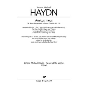 Amicus meus : aus: Responsoria in Coena Domini