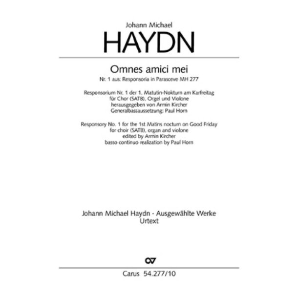 Omnes amici mei : aus: Responsoria in Parasceve