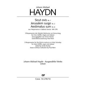 Sicut ovis, Jerusalem surge, Aestimatus sum