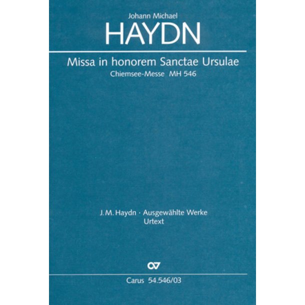 Missa in honorem Sanctae Ursulae : Chiemsee-Messe