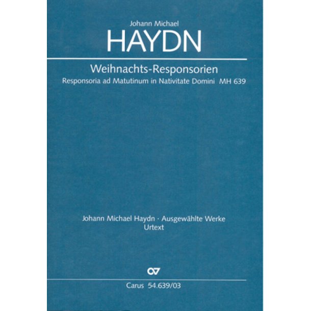 Haydn, M.: Weihnachtsresponsorien