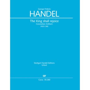 Coronation Anthems I-IV : HWV 258-261