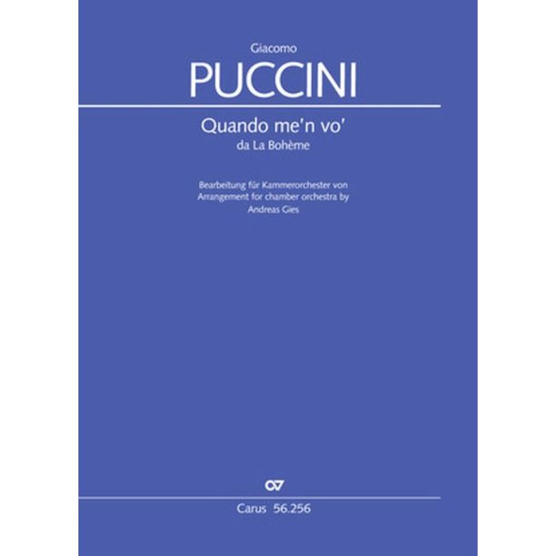 Quando Me'n Vo' : Waltz of Musetta from La Boheme