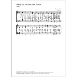 Bringt Ehr und Preis- Freuet euch des Herrn