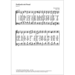 Schütz: Frohlockt mit Freud- Groß ist der Herr