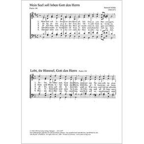 Alles, was Odem hat : Lobt, ihr Himmel - Mein Seel soll loben