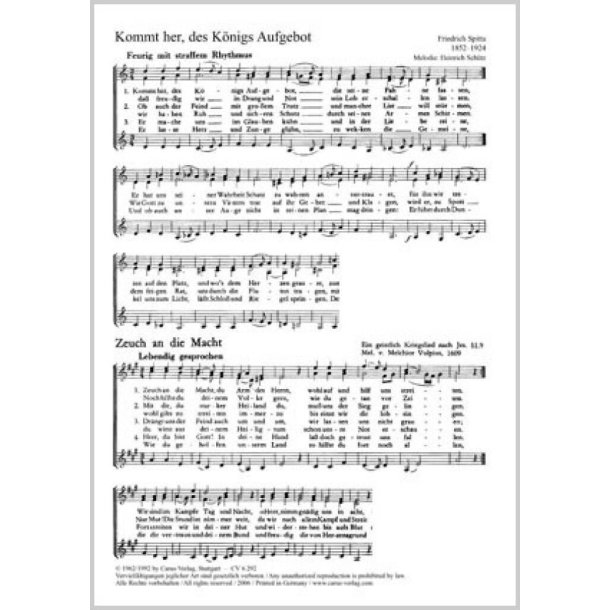 Berger: Acht Chors&auml;tze