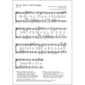 Dir, dir, Jehova- Hassler Im kühlen Maien : Vater unser