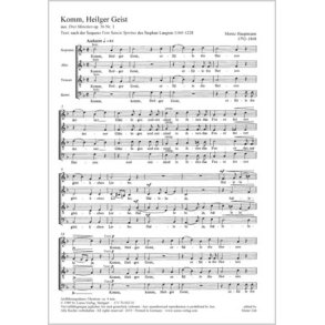 Komm, Heilger Geist : F-Dur