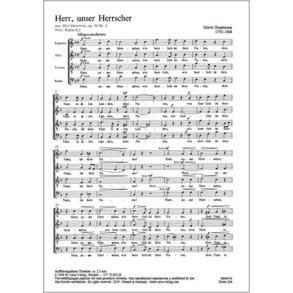 Herr, unser Herrscher : F-Dur