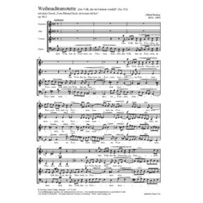 Weihnachtsmotette : mit dem Choral Vom Himmel hoch