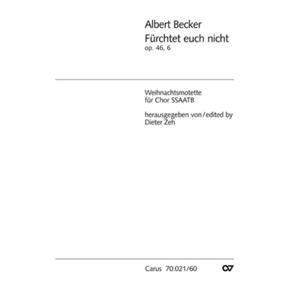 F&uuml;rchtet euch nicht : C-Dur