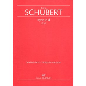 Kyrie für eine Messe in d : d-Moll