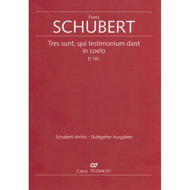 Tres sunt, qui testimonium dant in coelo : Offertorium