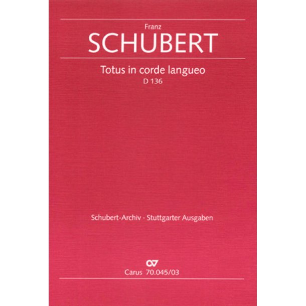 Totus in corde langueo : Offertorium in C