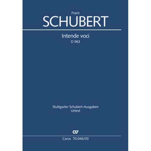 Intende voci : Offertorium. Tenor-Arie mit Chor