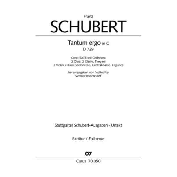 Tantum ergo in C D 739 : C-Dur