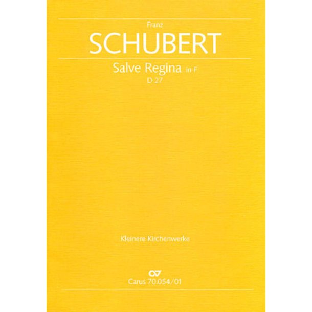 Salve Regina in F : F-Dur