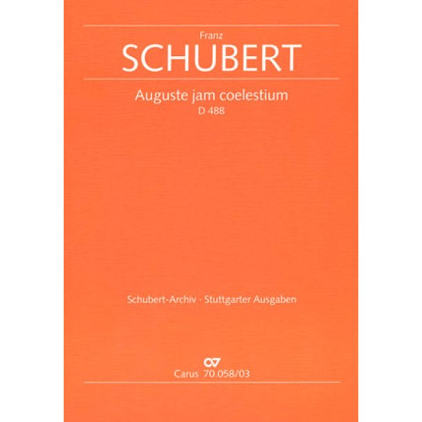 Auguste jam coelestium : G-Dur