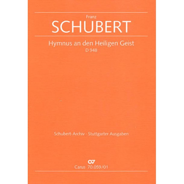Hymnus an den Heiligen Geist : C-Dur