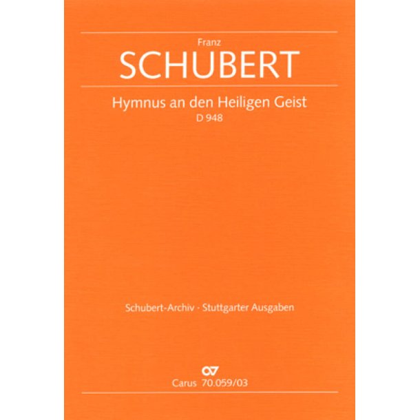 Hymnus an den Heiligen Geist : C-Dur