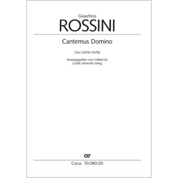 Cantemus Domino : g-Moll