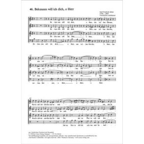 Bekennen will ich dich, o Herr : C-Dur