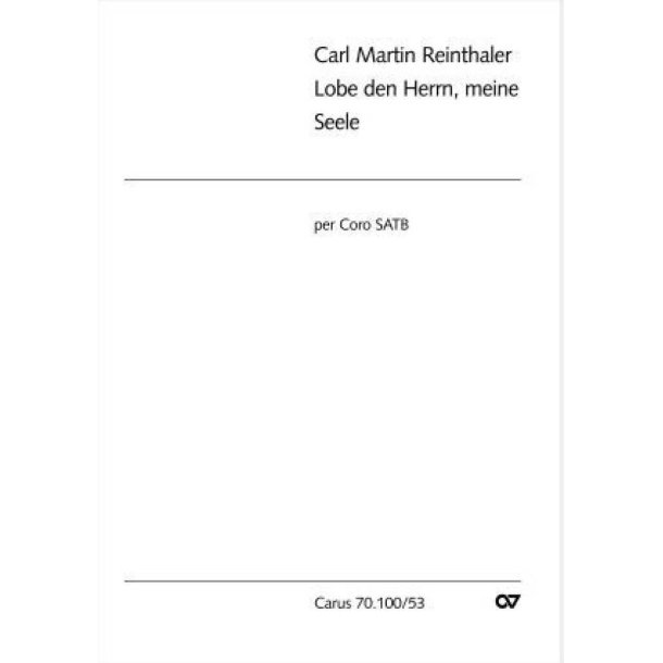 Lobe den Herren, meine Seele : B-Dur
