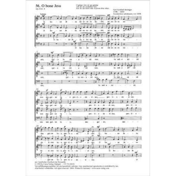 O bone Jesu : G-Dur