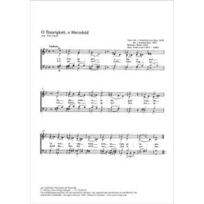 O Traurigkeit, o Herzeleid : aus: Via crucis