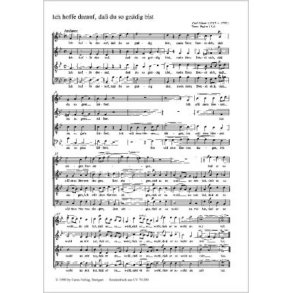 Ich hoffe darauf, daß du so gnädig bist : B-Dur