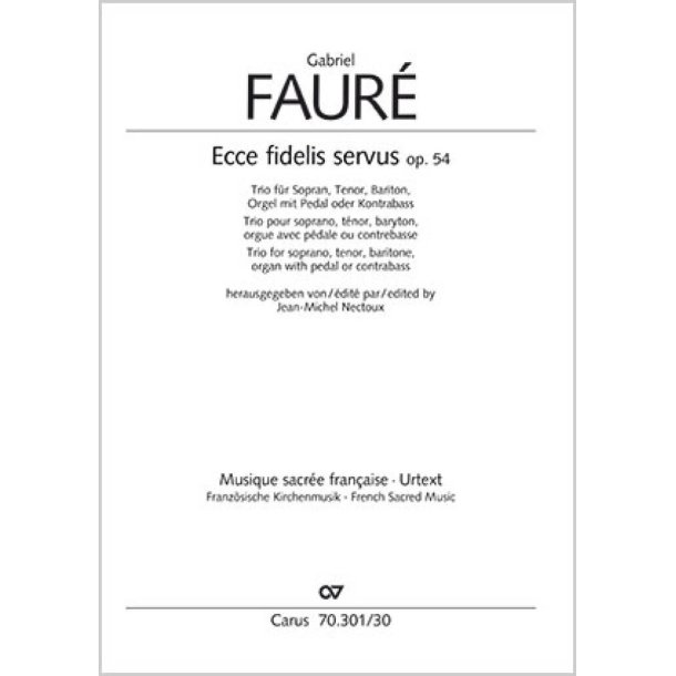 Ecce fidelis servus : B-Dur