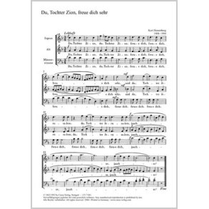 Du, Tochter Zion, freue dich