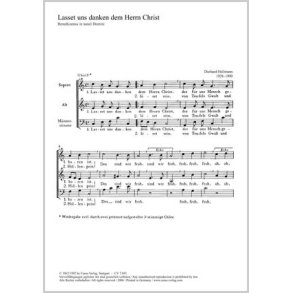 Lasset uns danken dem Herrn Christ