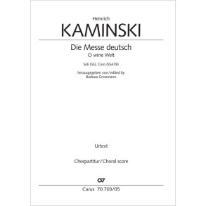 Die Messe deutsch : O wirre Welt