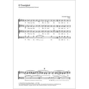O Traurigkeit, o Herzeleid
