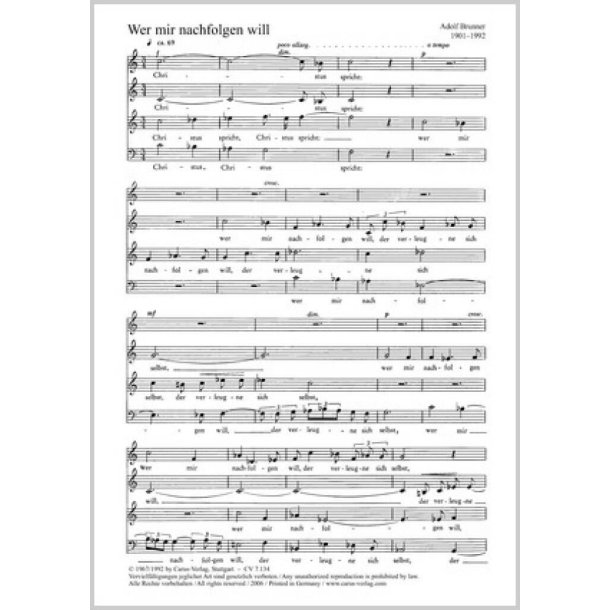 Wer mir nachfolgen will