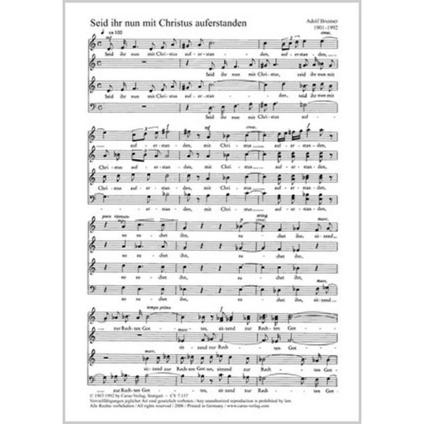 Seid ihr nun mit Christus auferstanden