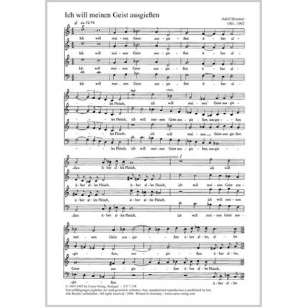 Ich will meinen Geist ausgie&szlig;en