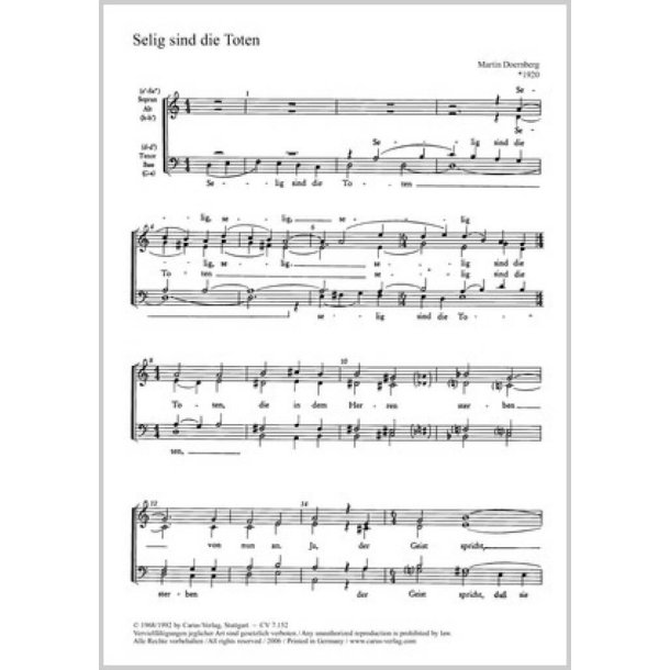 Selig sind die Toten