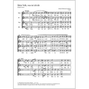 Mein Volk, was tat ich dir
