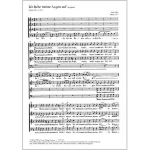 Ich hebe meine Augen auf : d-Moll