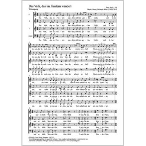 Das Volk, das im Finstern wandelt