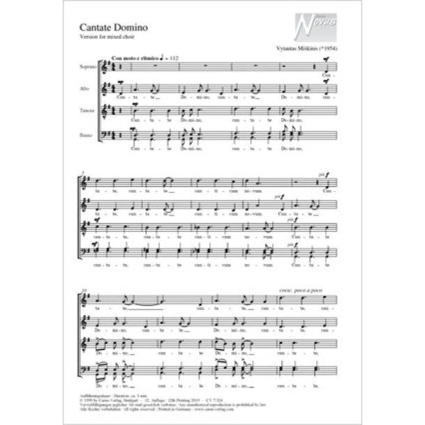 Cantate Domino